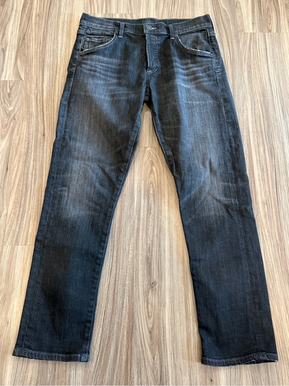 Citizens of Humanity Emerson High Rise Slim Boyfriend Jeans Black Wash Wm’s 26